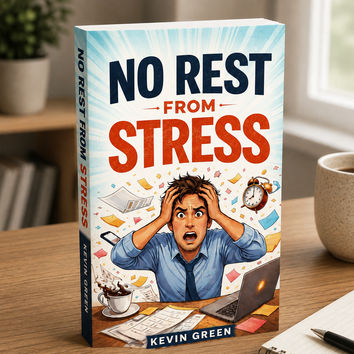 No Rest From Stress Soft Cover Book